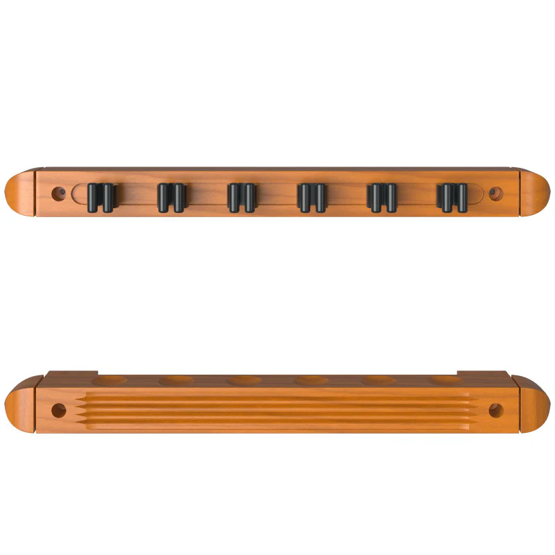 Fat Cat Oak 6 Cue 2-Piece Wall Cue Rack - Image 3
