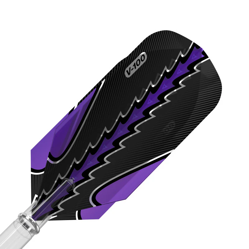 Viper Black Flux Dart Flights Slim Purple - Image 2