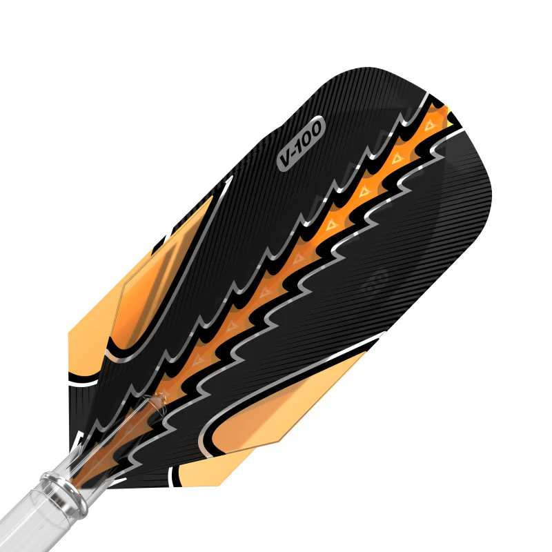 Viper Black Flux Dart Flights Slim Gold - Image 2