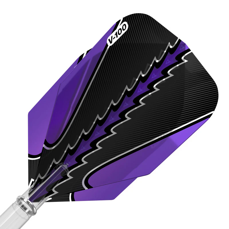Viper Black Flux Dart Flights Standard Purple - Image 2