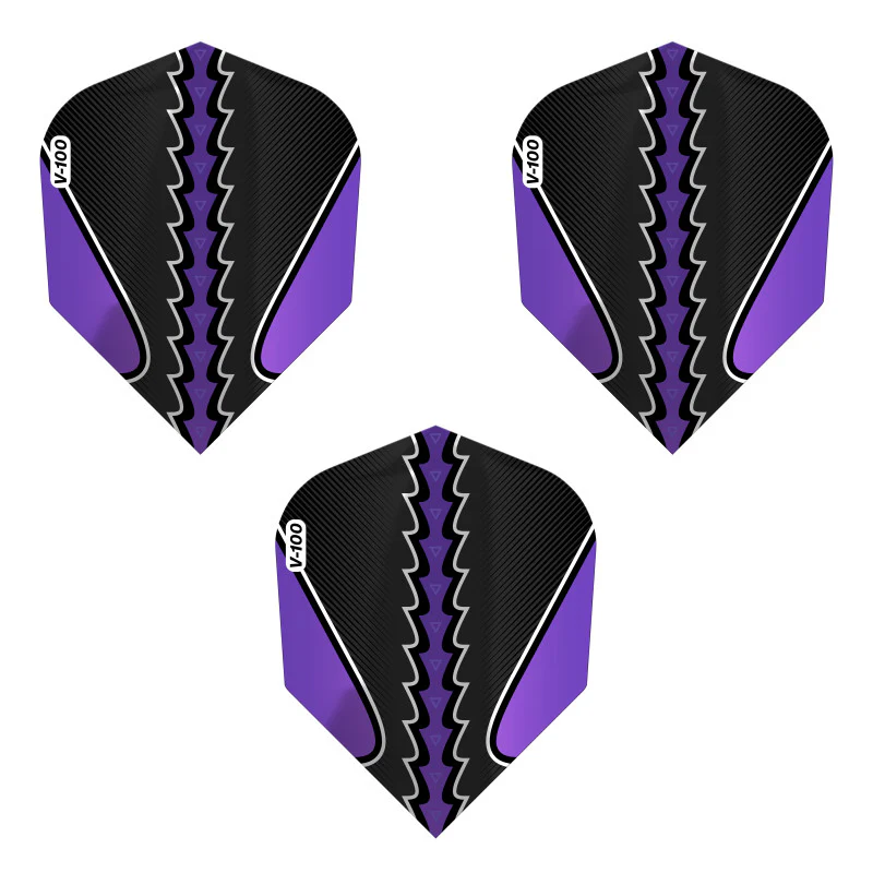 Viper Black Flux Dart Flights Standard Purple - Image 3