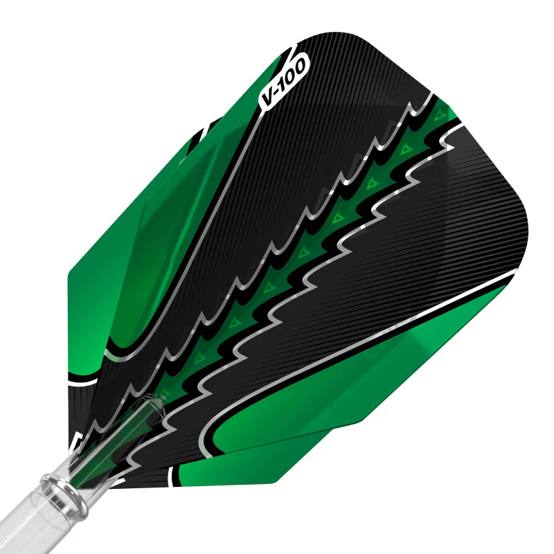 Viper Black Flux Dart Flights Standard Green - Image 2