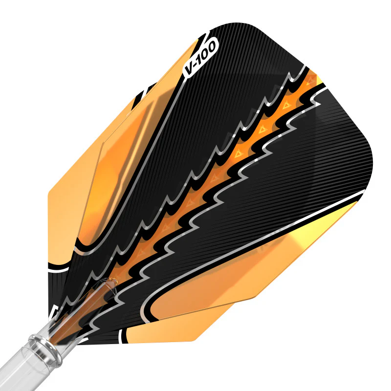 Viper Black Flux Dart Flights Standard Gold - Image 2