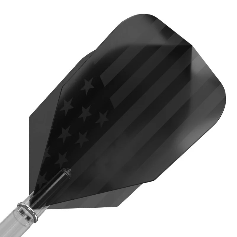 V-75 Dart Flights Standard American Flag Black Traditional - Image 3