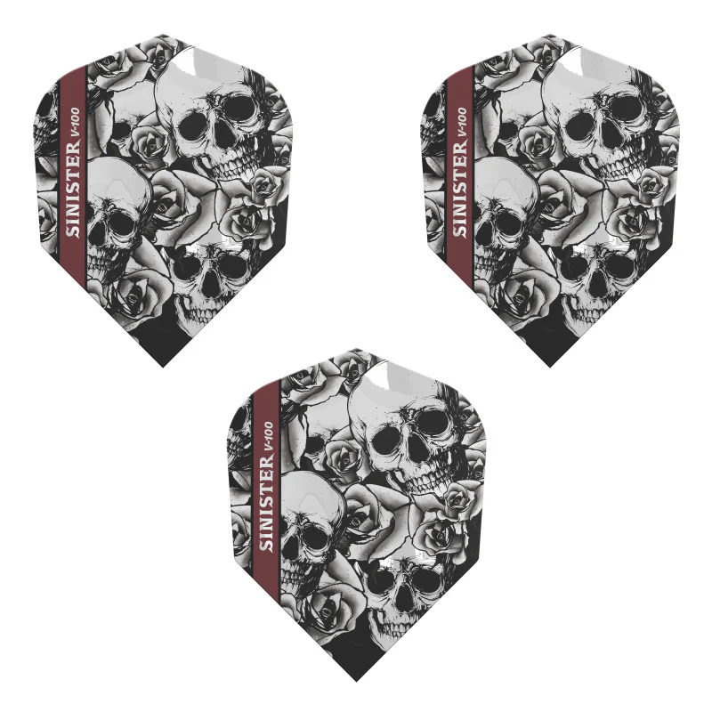 Viper Sinister Dart Flights V-100 Series Standard Black - Image 3