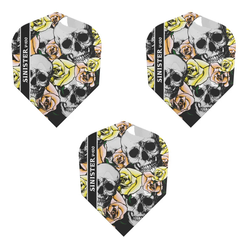Viper Sinister Dart Flights V-100 Series Standard Yellow - Image 3