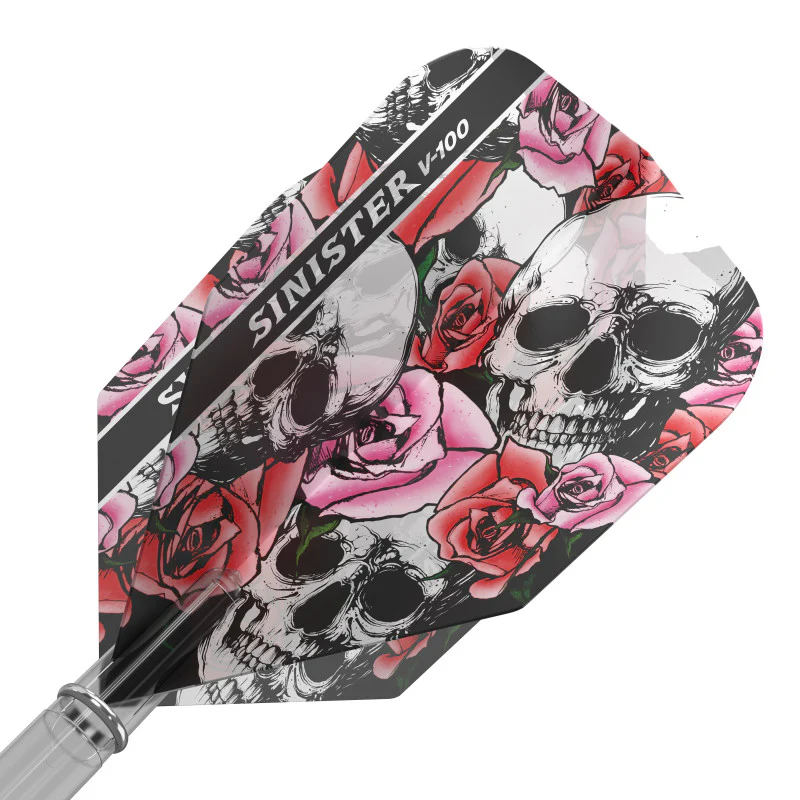 Viper Sinister Dart Flights V-100 Series Standard Red/Pink - Image 2