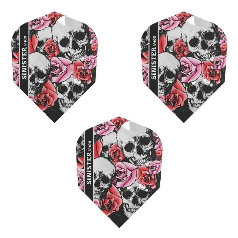Viper Sinister Dart Flights V-100 Series Standard Red/Pink - Image 3