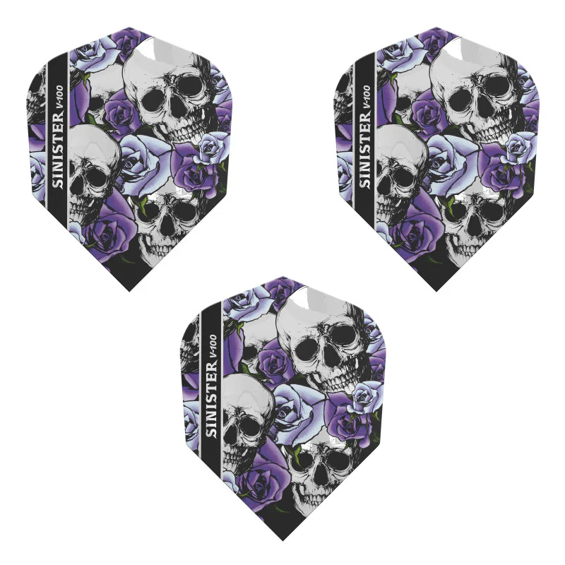 Viper Sinister Dart Flights V-100 Series Standard Purple - Image 3