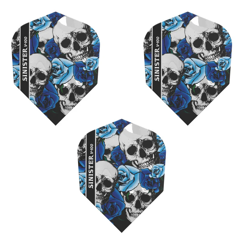 Viper Sinister Dart Flights V-100 Series Standard Blue - Image 3