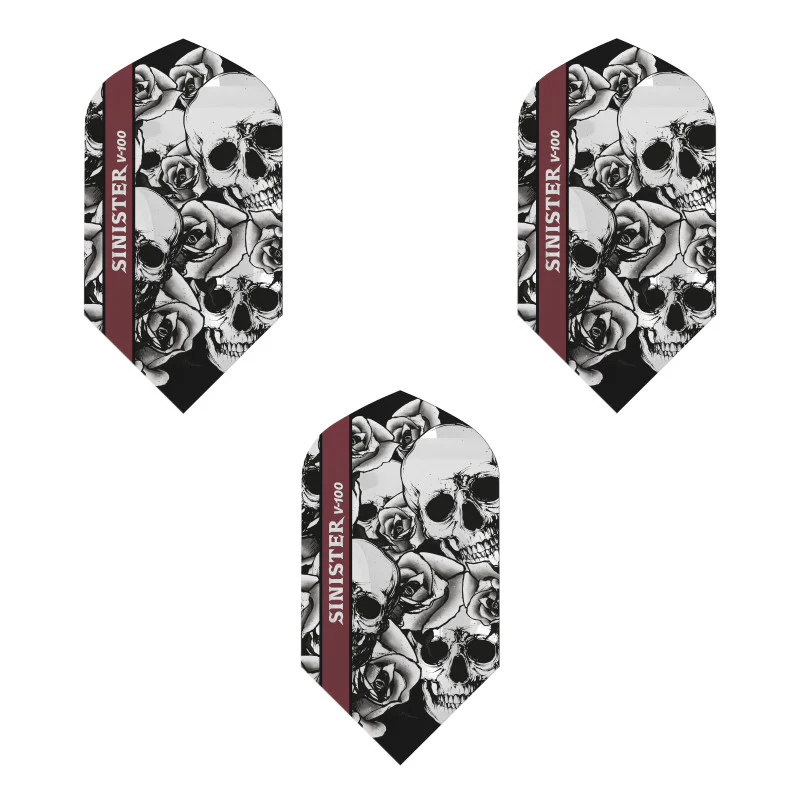 Viper Sinister Dart Flights V-100 Series Slim Black - Image 3