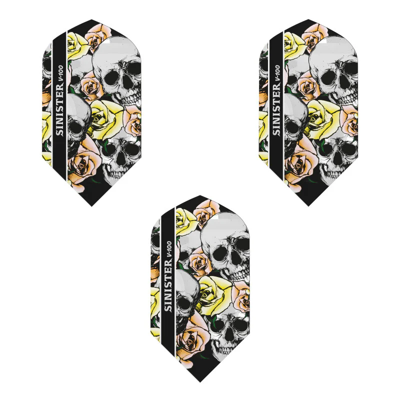 Viper Sinister Dart Flights V-100 Series Slim Yellow - Image 3