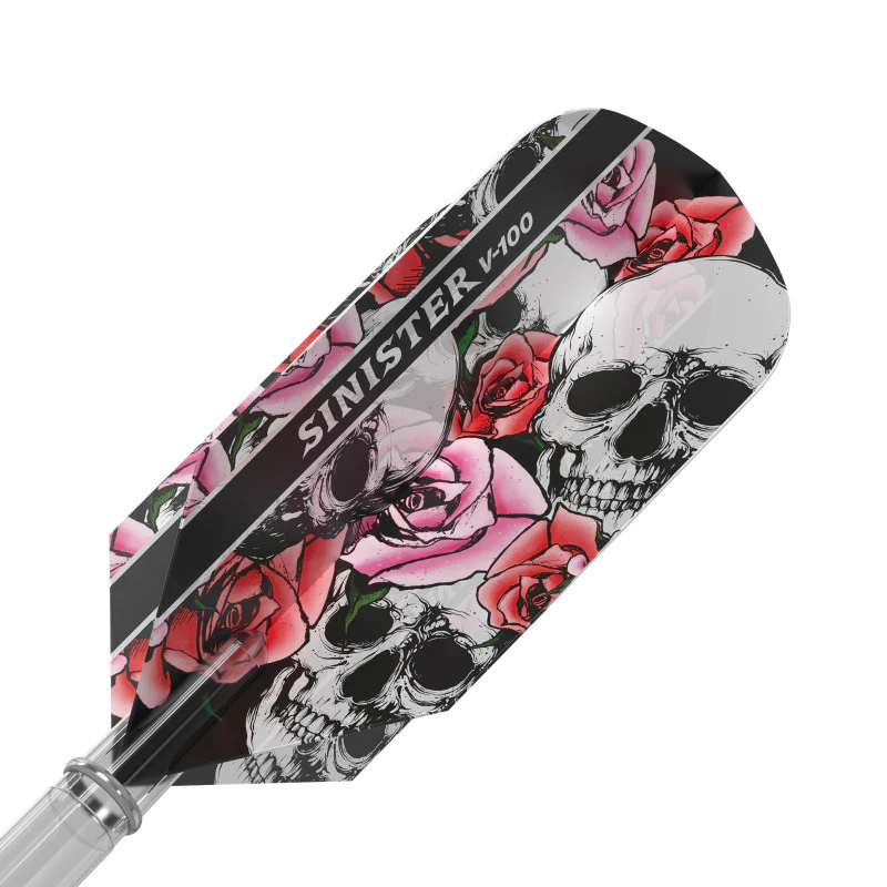 Viper Sinister Dart Flights V-100 Series Slim Red/Pink - Image 2
