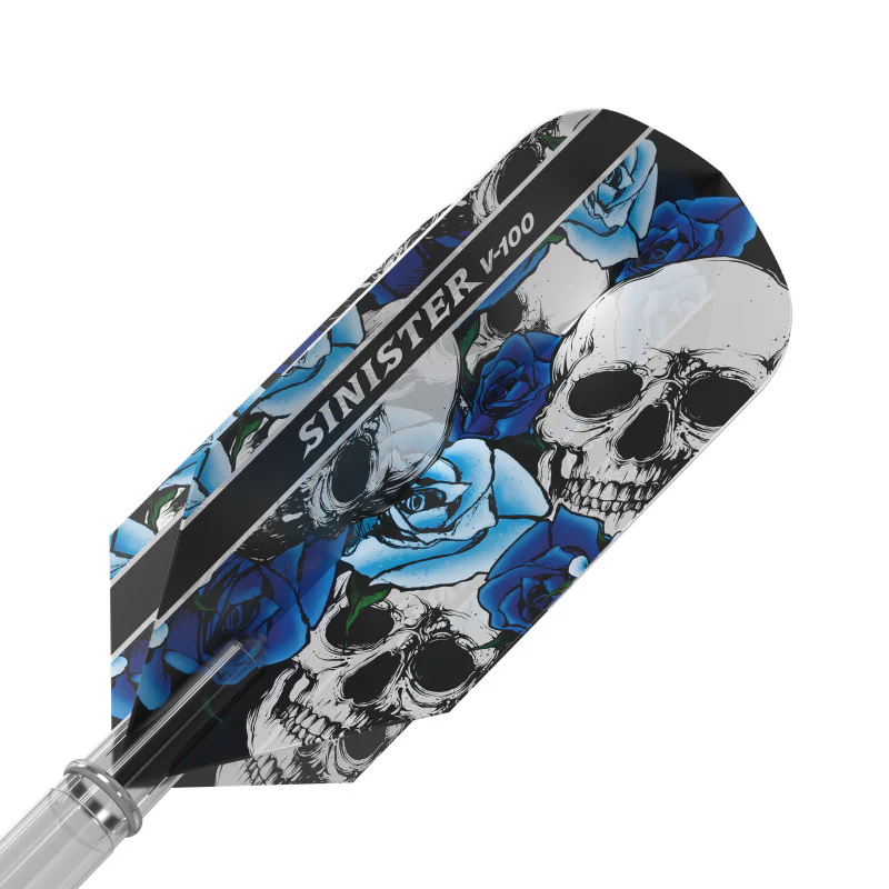 Viper Sinister Dart Flights V-100 Series Slim Blue - Image 2