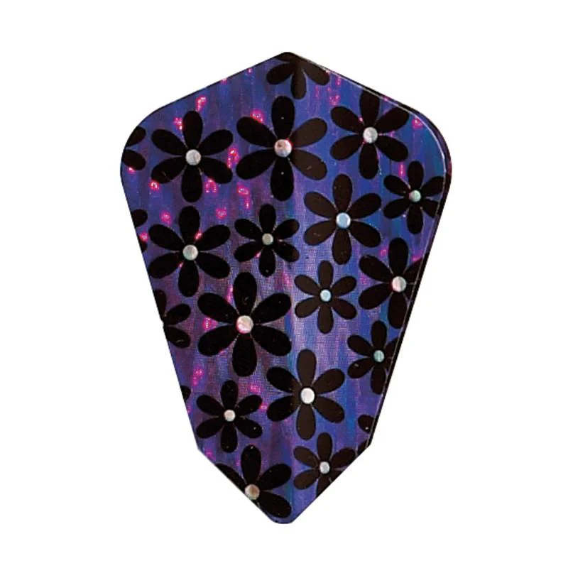 V-Lux Glitter Flights Fantail Purple Flowers