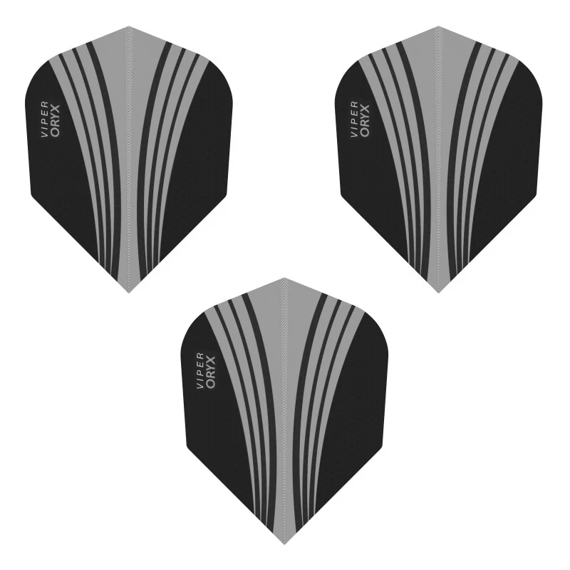 V-100 Flights Oryx Standard Gray/Black Dart Flights - Image 3