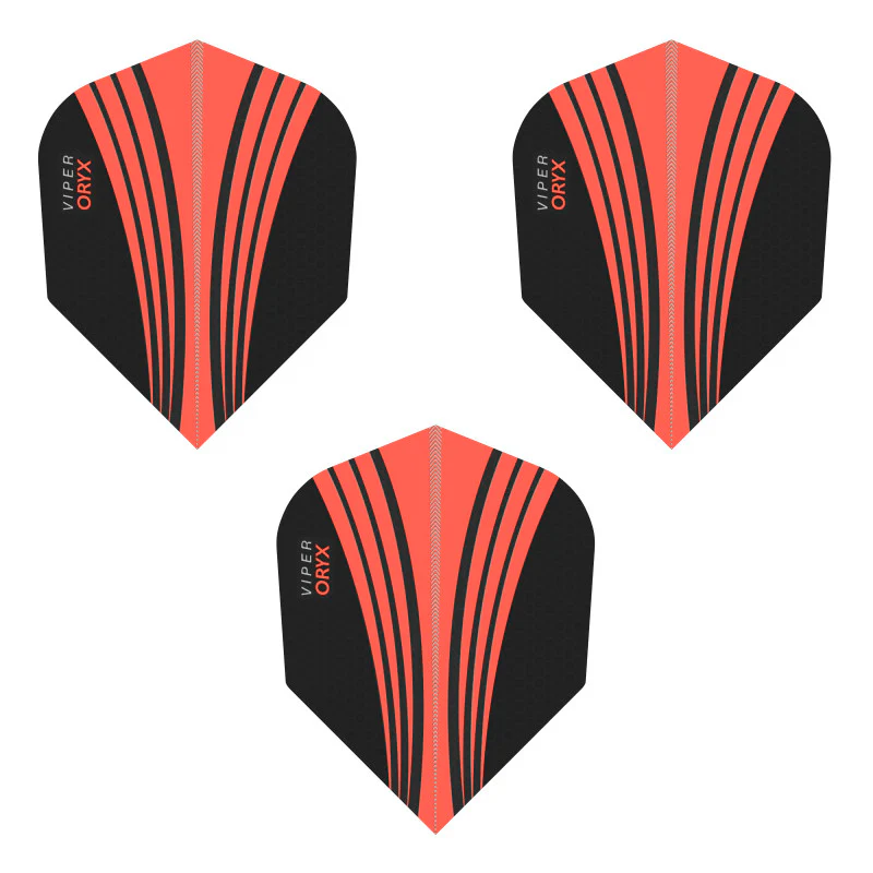 V-100 Flights Oryx Standard Red/Black Dart Flights - Image 3