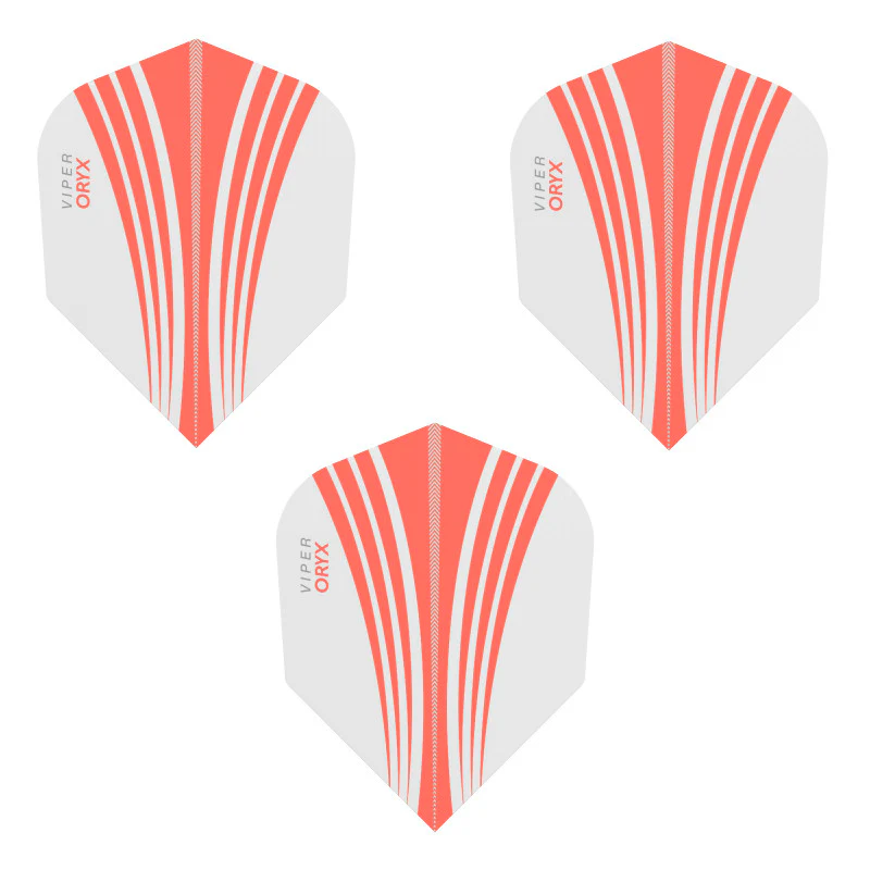 V-100 Flights Oryx Standard Red/White Dart Flights - Image 3