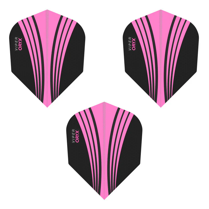 V-100 Flights Oryx Standard Pink/Black Dart Flights - Image 3