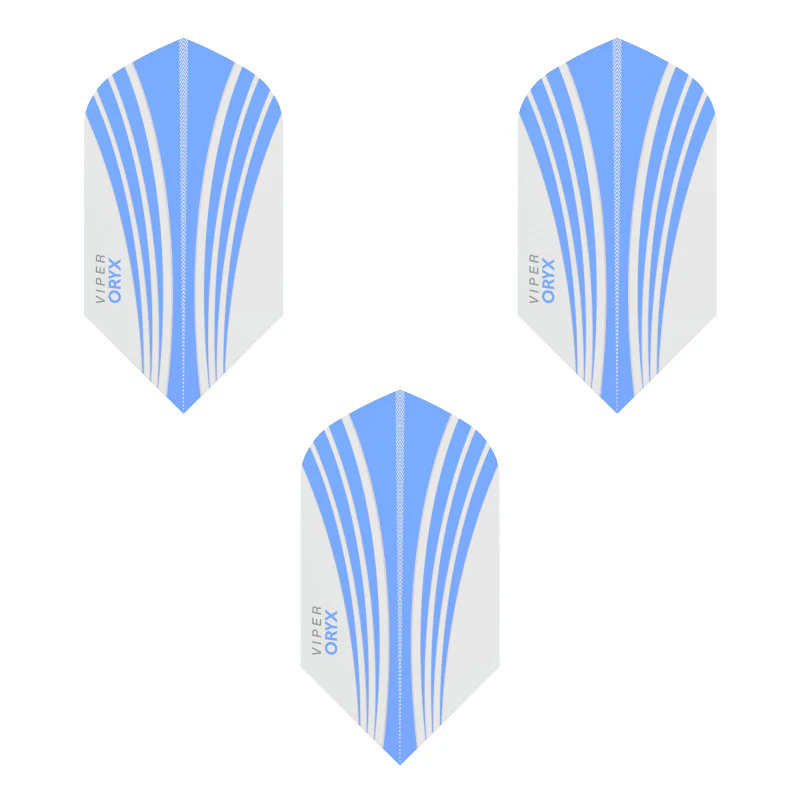 V-100 Flights Oryx Slim Blue/White Dart Flights - Image 3