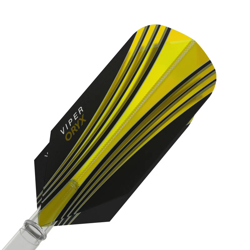 V-100 Flights Oryx Slim Yellow/Black Dart Flights - Image 2