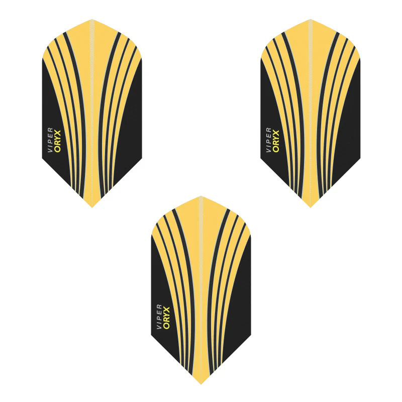 V-100 Flights Oryx Slim Yellow/Black Dart Flights - Image 3