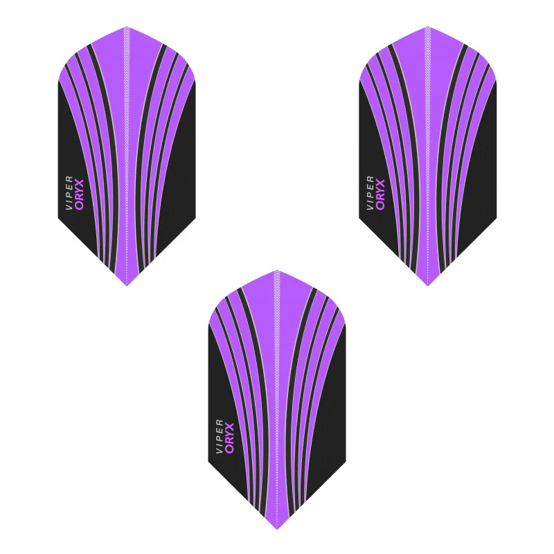 V-100 Flights Oryx Slim Purple/Black Dart Flights - Image 3