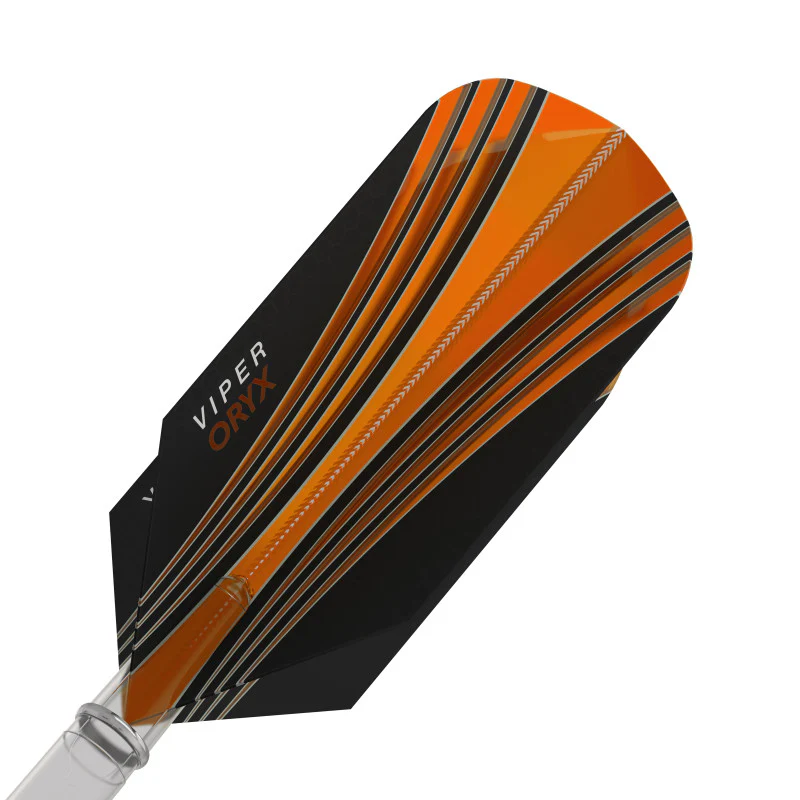 V-100 Flights Oryx Slim Orange/Black Dart Flights - Image 2