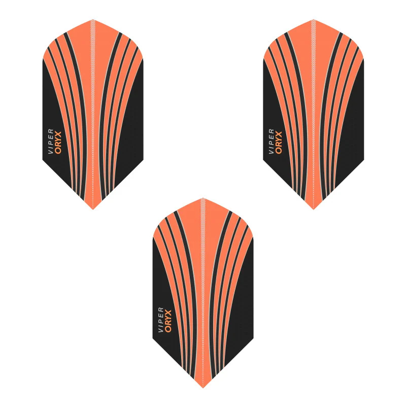 V-100 Flights Oryx Slim Orange/Black Dart Flights - Image 3