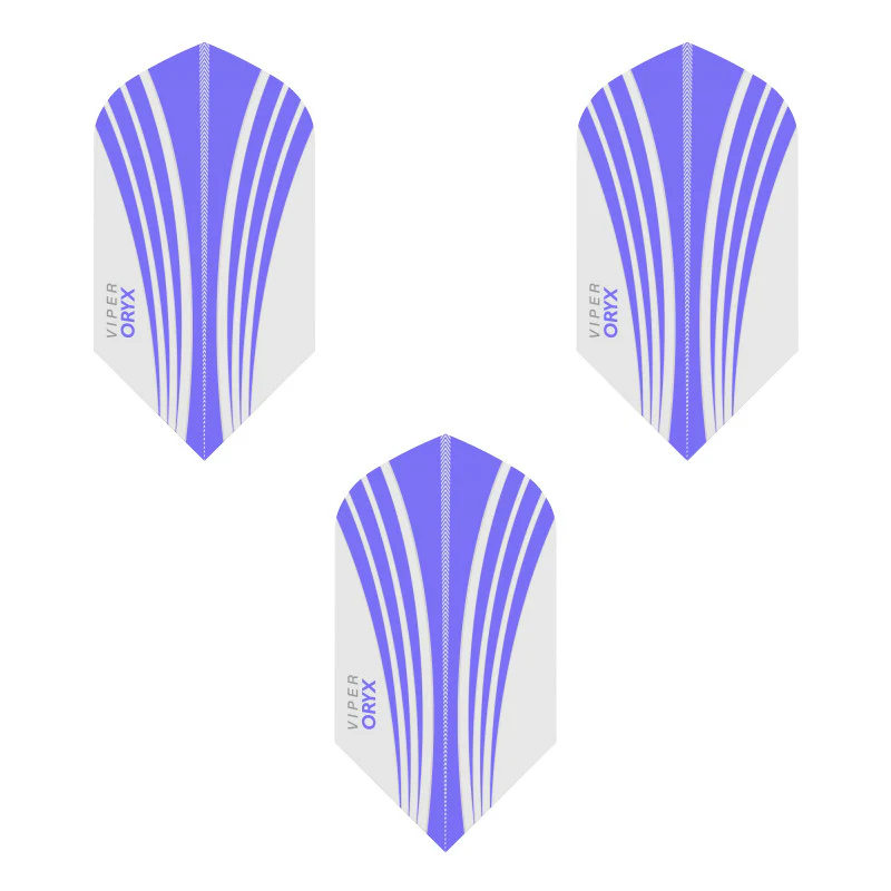 V-100 Flights Oryx Slim Dark Blue/White Dart Flights - Image 3