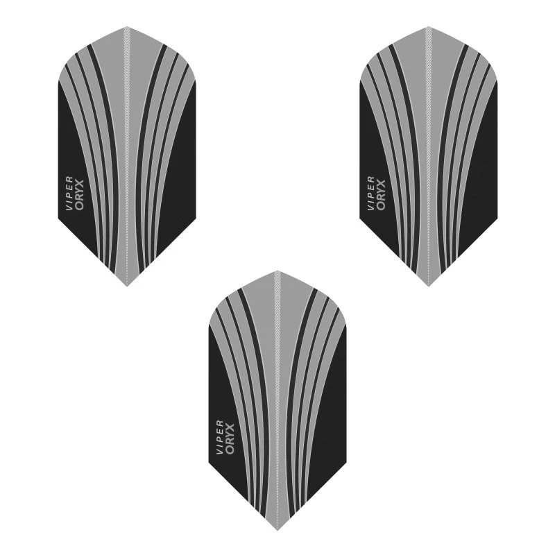 V-100 Flights Oryx Slim Gray/Black Dart Flights - Image 3