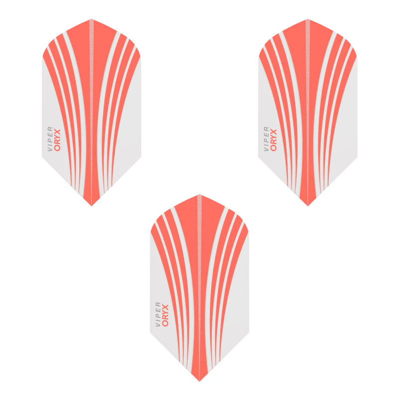 V-100 Flights Oryx Slim Red/White Dart Flights - Image 3