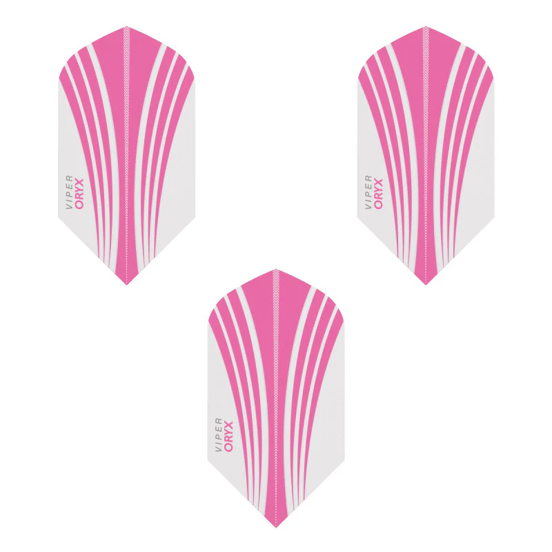 V-100 Flights Oryx Slim Pink/White Dart Flights - Image 3