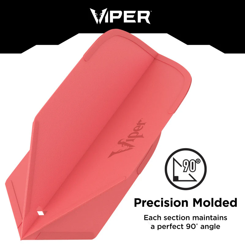 Viper Cool Flights Molded Dart Flights Slim Red - Image 3