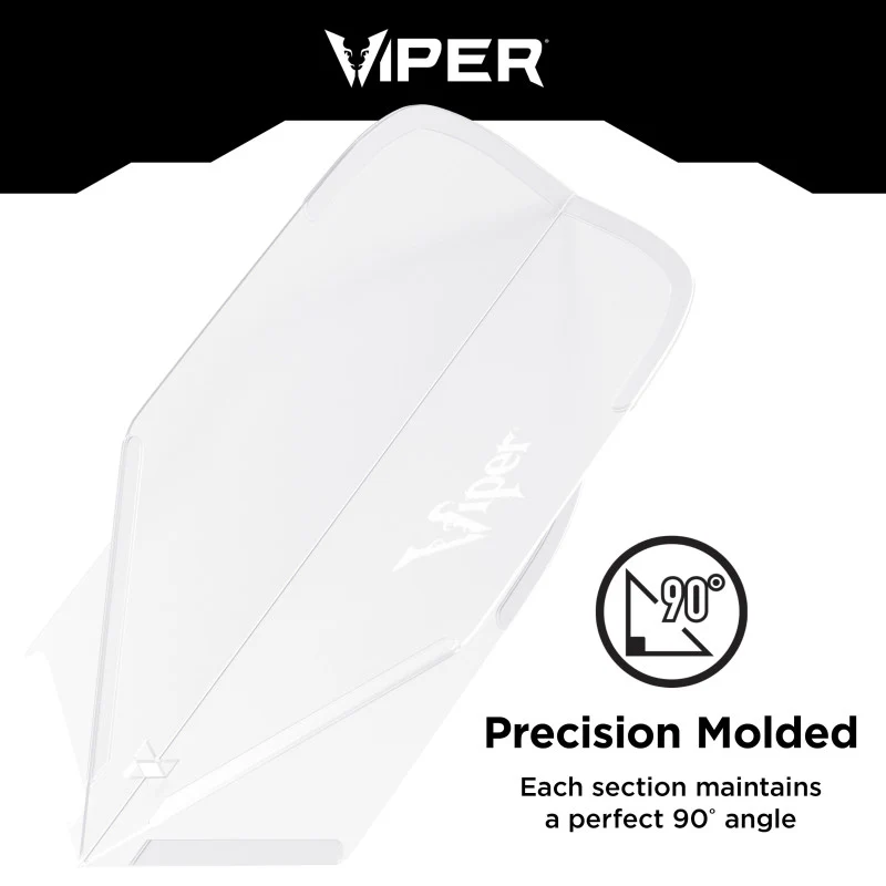 Viper Cool Flights Molded Dart Flights Slim Clear - Image 3