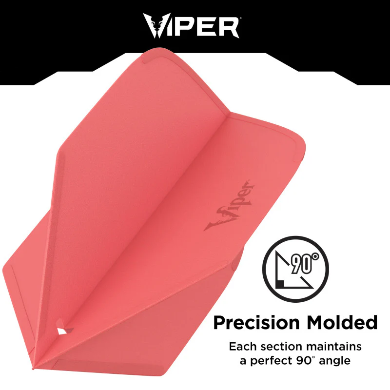 Viper Cool Flights Molded Dart Flights Standard Red - Image 3