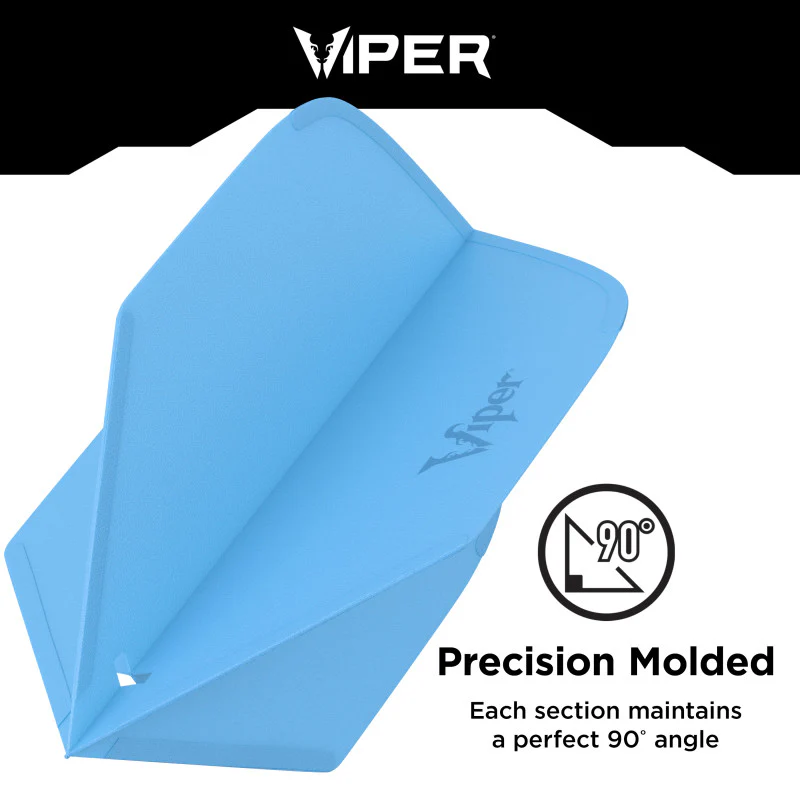 Viper Cool Flights Molded Dart Flights Standard Blue - Image 3