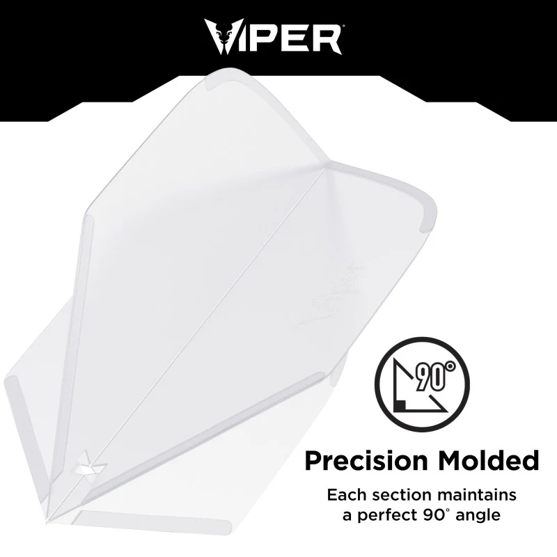 Viper Cool Flights Molded Dart Flights Standard Clear - Image 3
