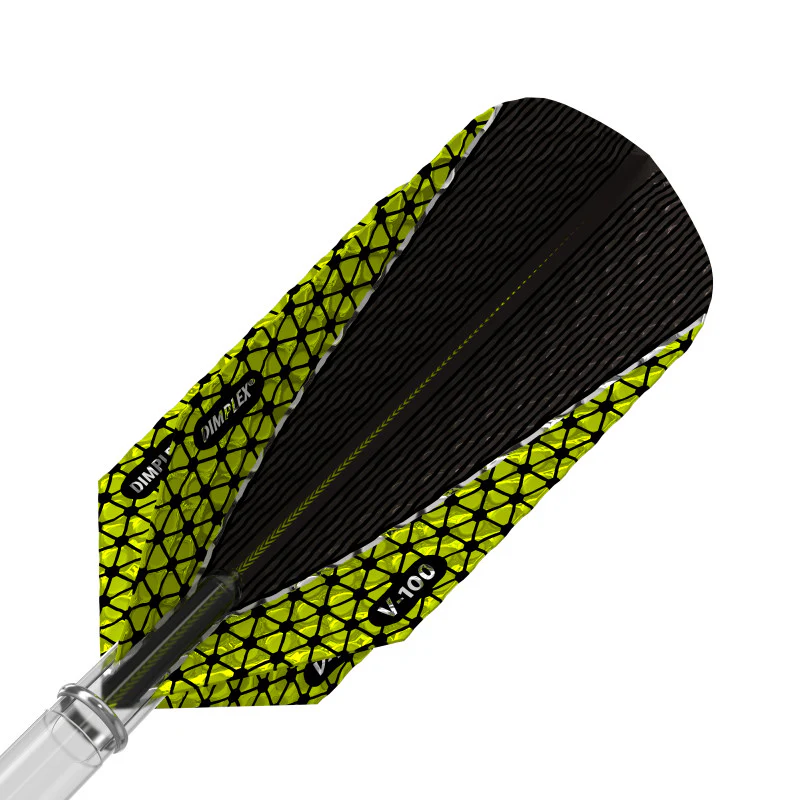 Viper Dimplex Dart Flights Slim Metallic Green V-100 Series - Image 2
