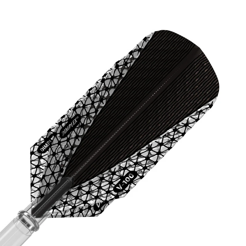 Viper Dimplex Dart Flights Slim Metallic Silver V-100 Series - Image 2