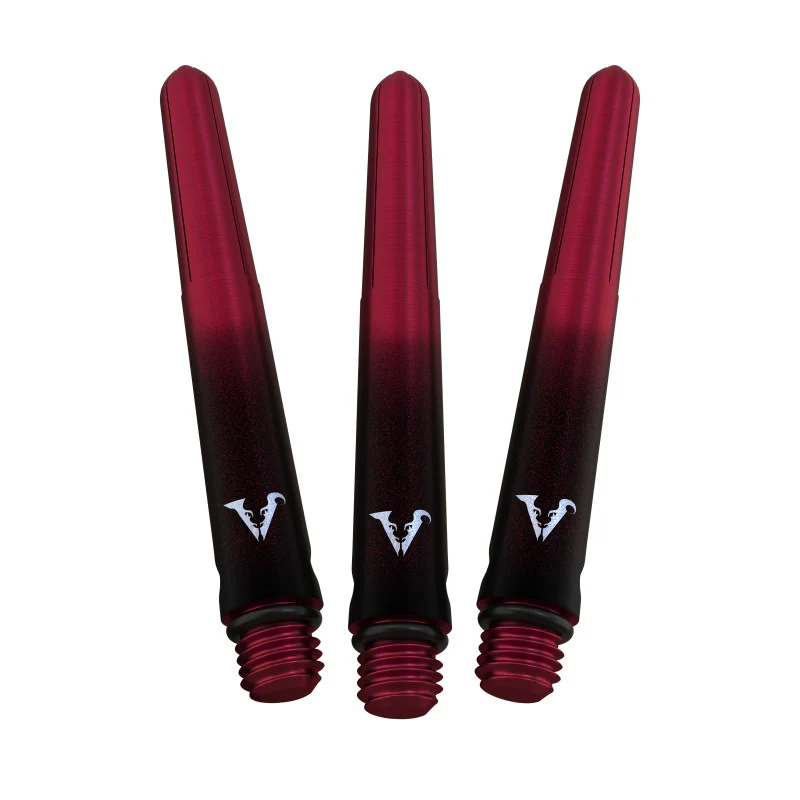 Viperlock Aluminum Shade Dart Shaft Short Red - Image 2