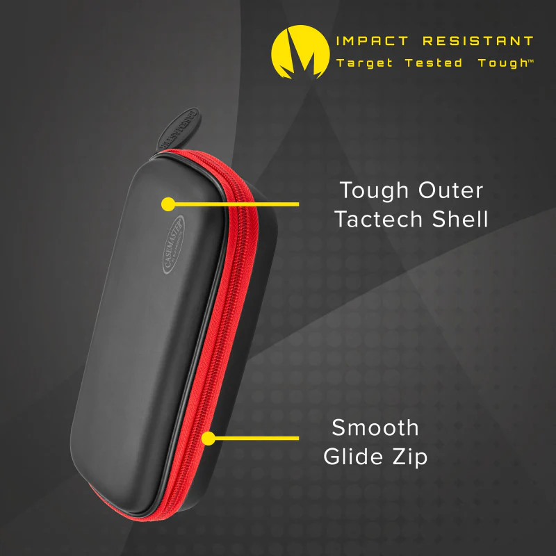 Casemaster Warden Dart Case with Red Zipper - Image 4