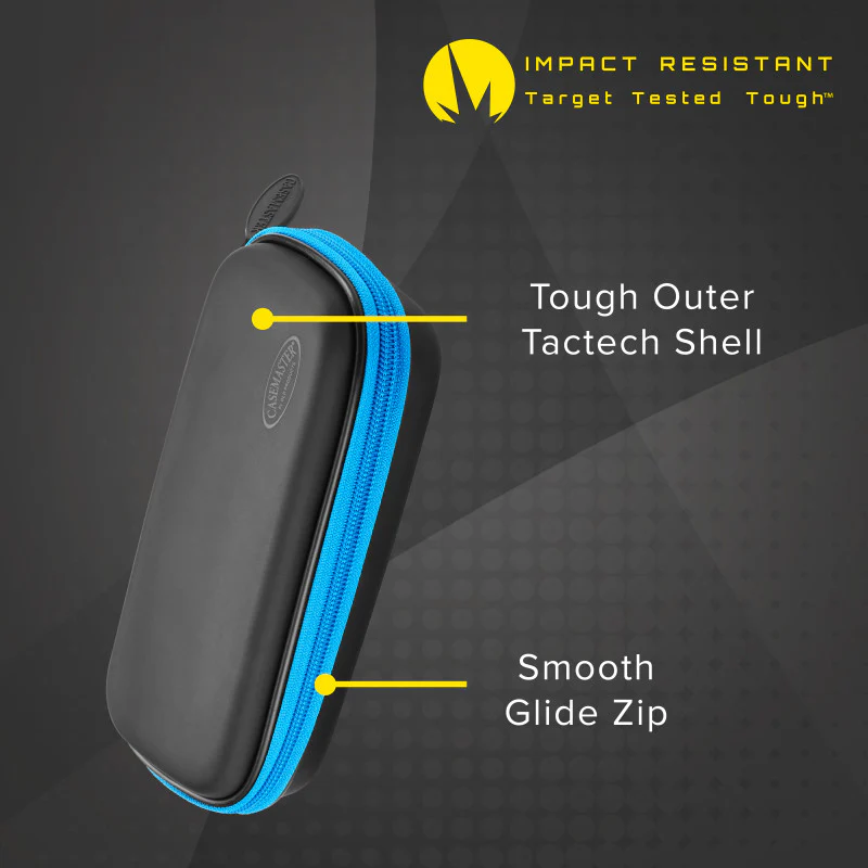 Casemaster Warden Dart Case with Blue Zipper - Image 4