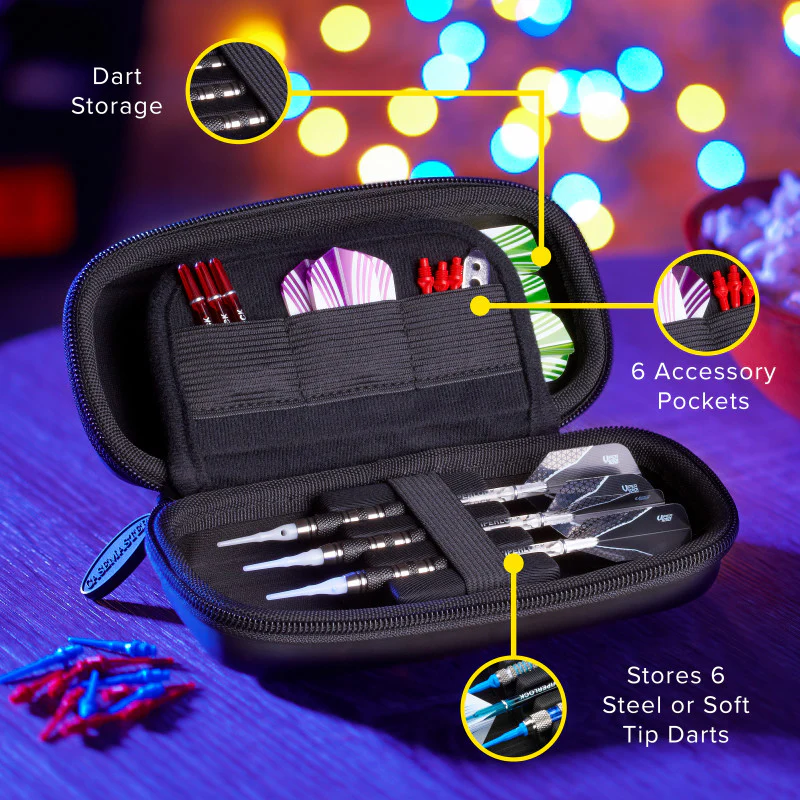 Casemaster Sentry Dart Case with Black Zipper - Image 3