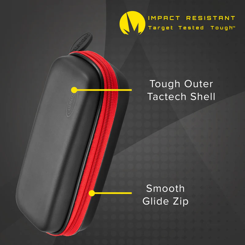 Casemaster Sentry Dart Case with Red Zipper - Image 4