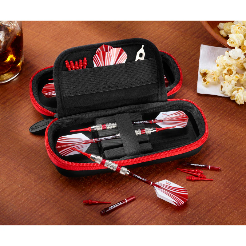 Casemaster Sentry Dart Case with Red Zipper - Image 7
