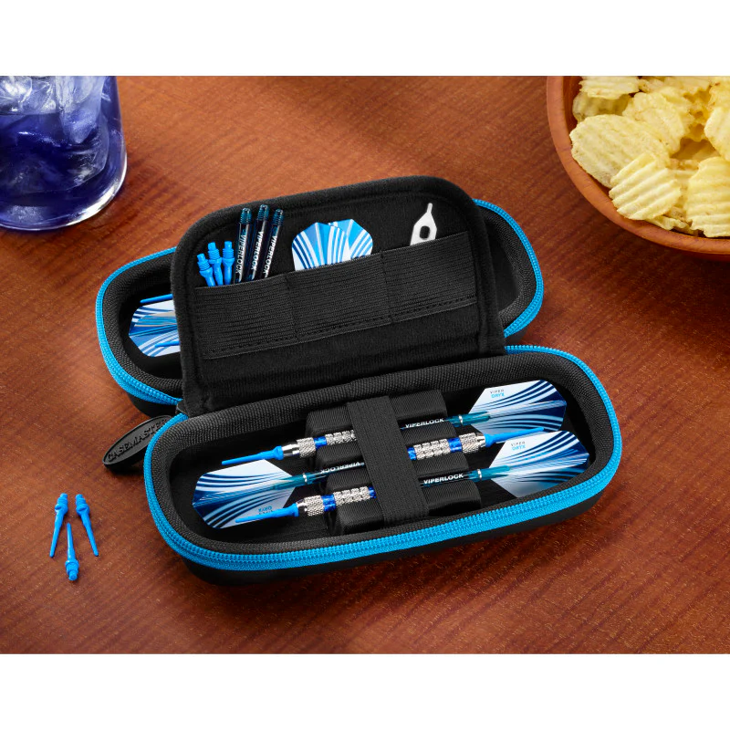 Casemaster Sentry Dart Case with Blue Zipper - Image 7