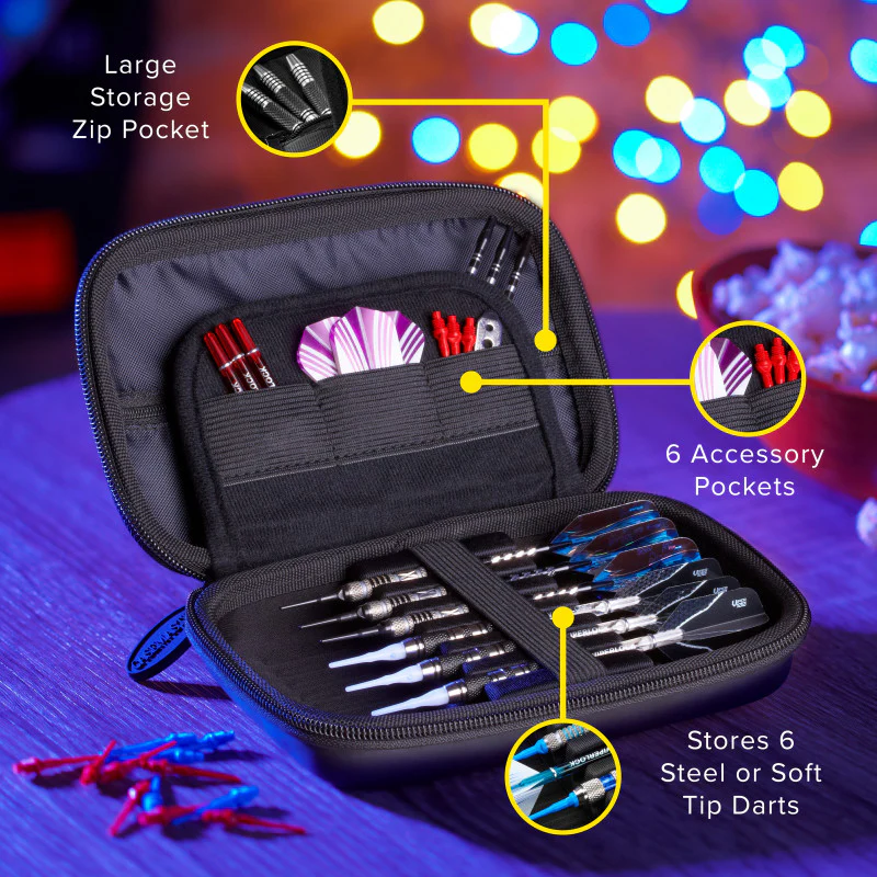 Casemaster Sentinel Dart Case with Black Zipper - Image 3