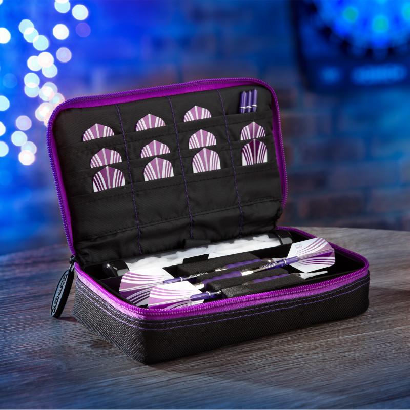 Casemaster Plazma Dart Case Black with Amethyst Zipper - Image 7