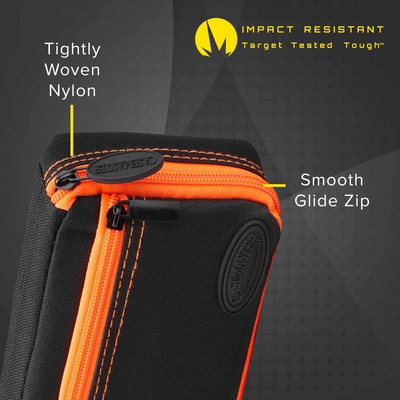 Casemaster Plazma Dart Case Black with Orange Trim - Image 4